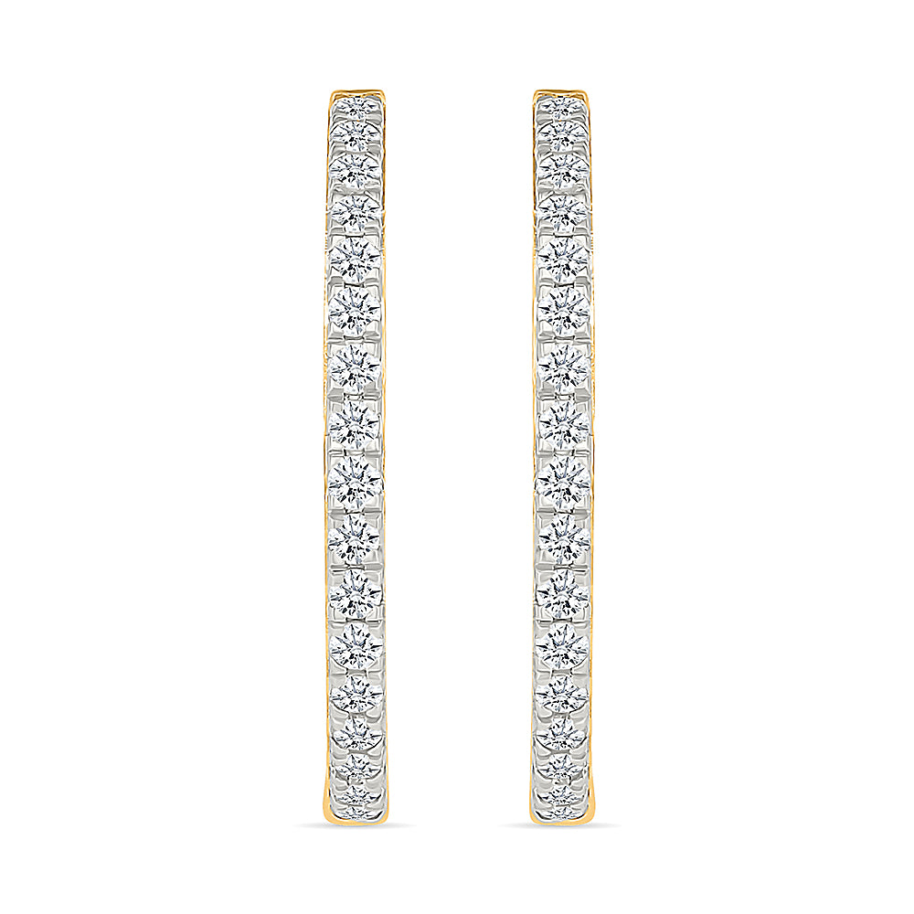 Potens Diamond Hoops Earrings