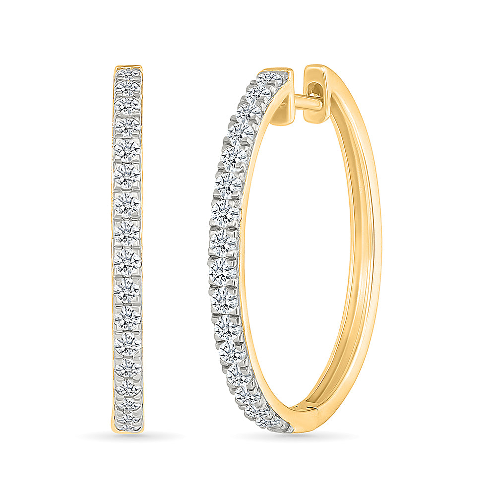 Potens Diamond Hoops Earrings