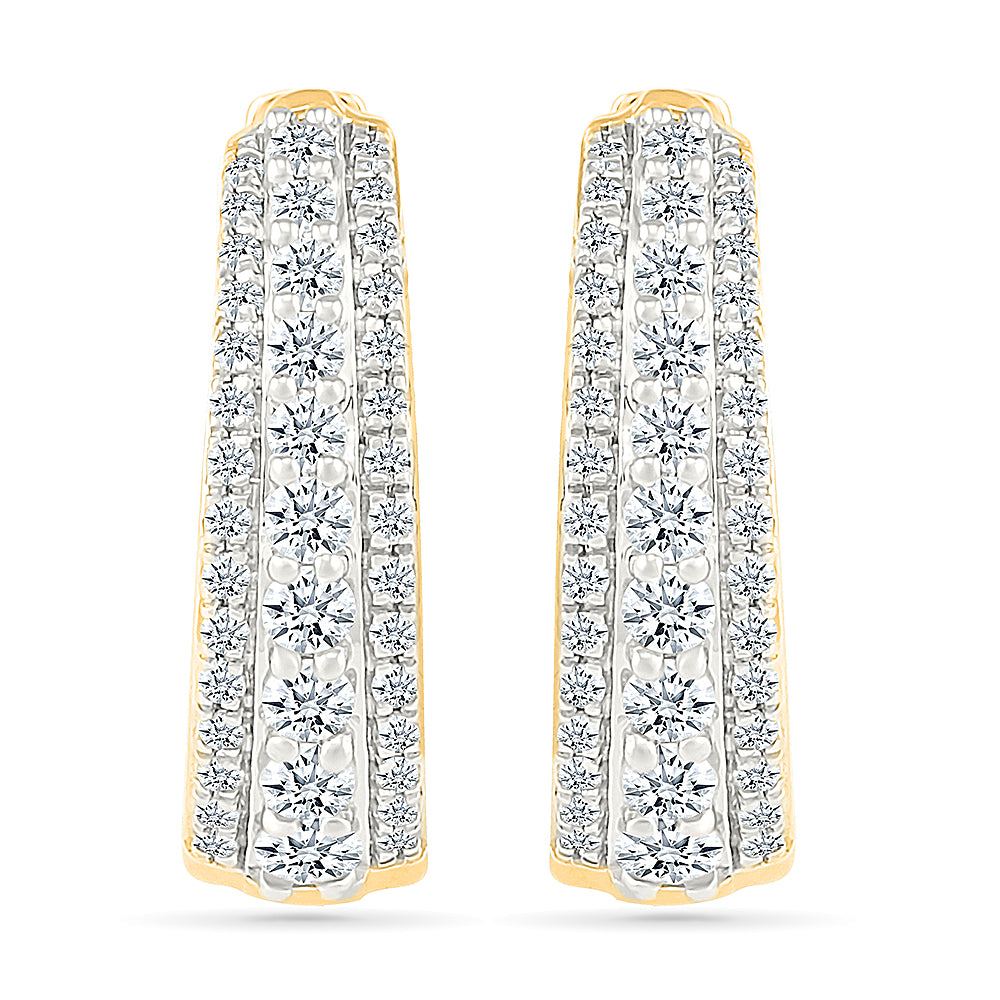 Candentis Diamond Hoops Earrings