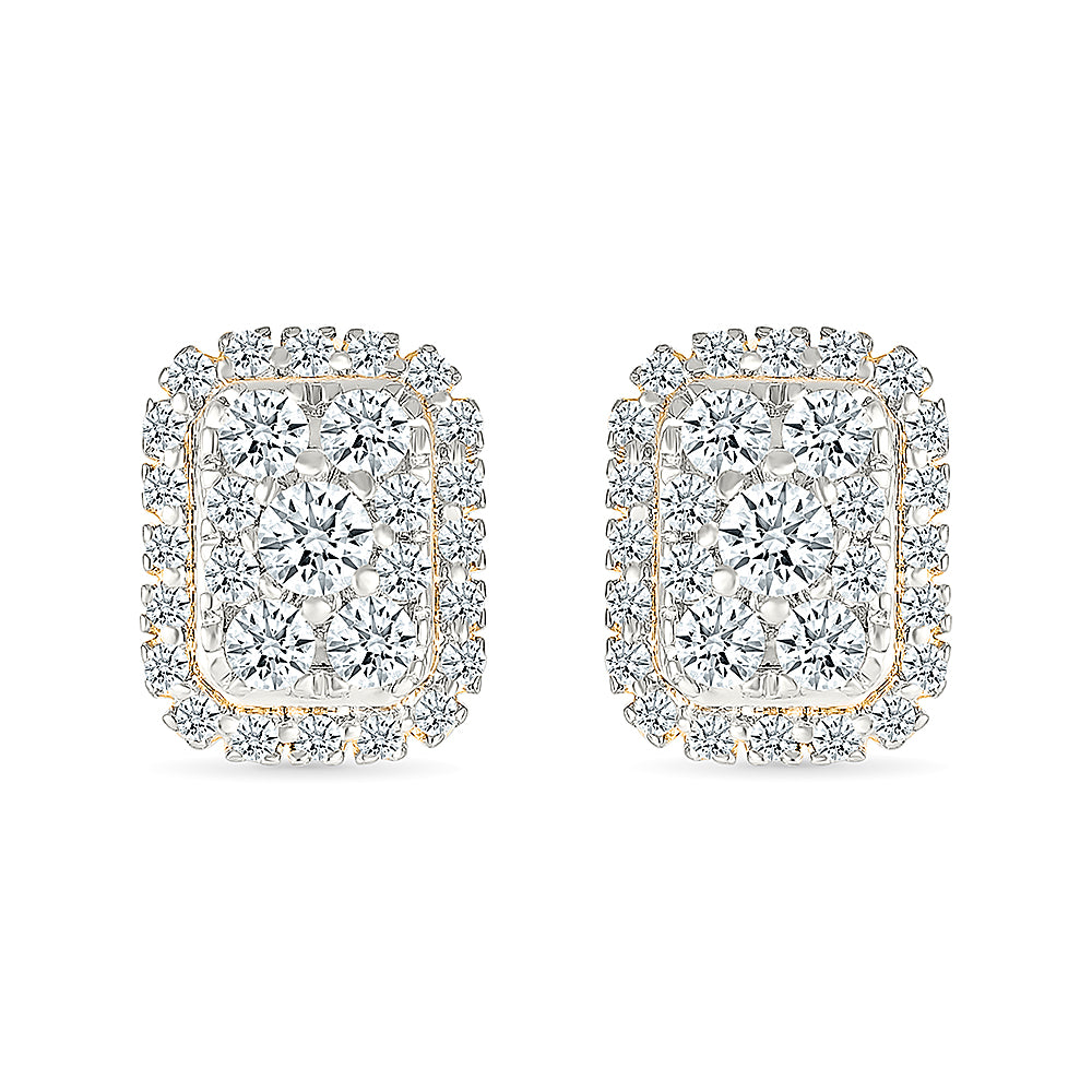 Ear-resistible Diamond Earrings