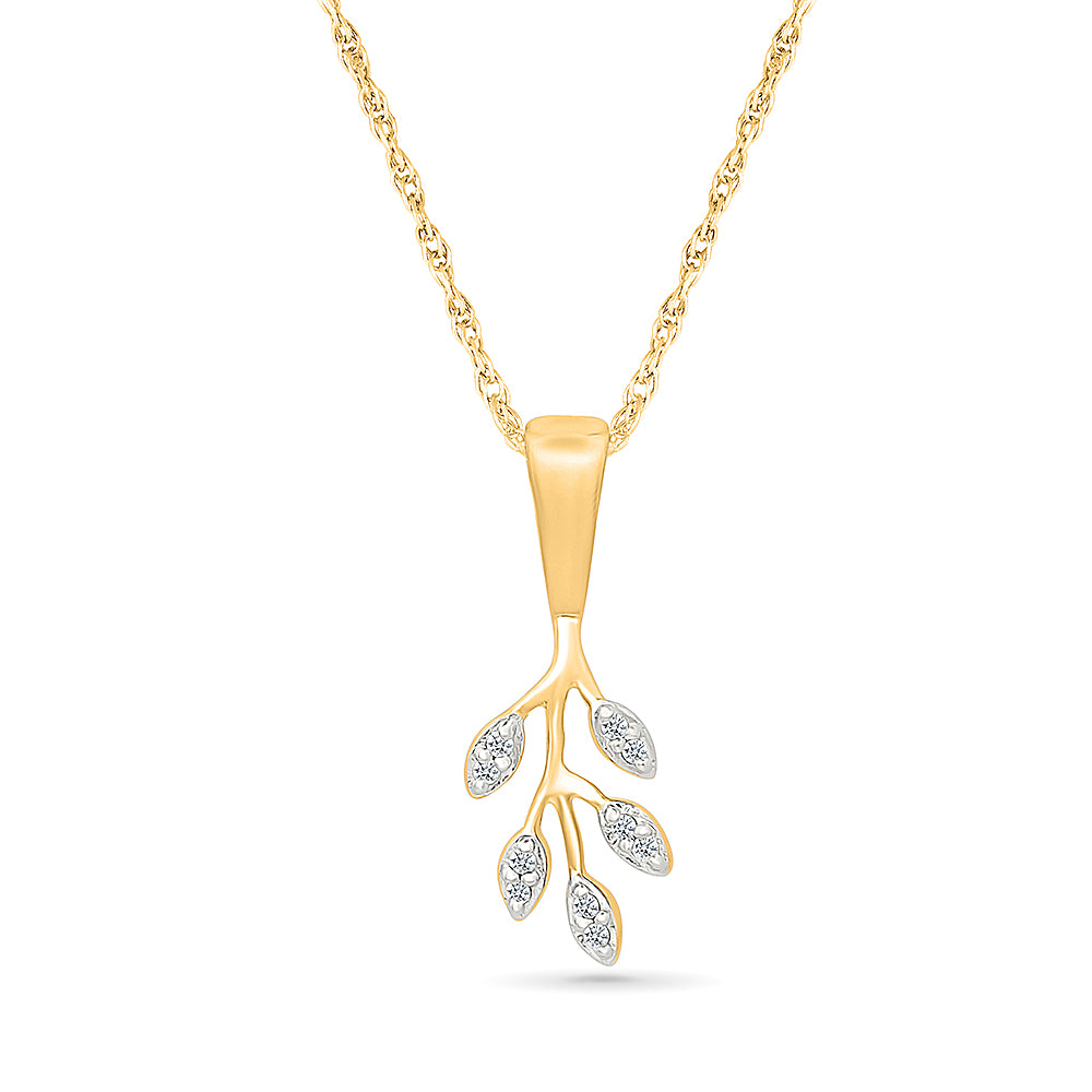 Sapphire Brilliance Gold & Diamond Pendant