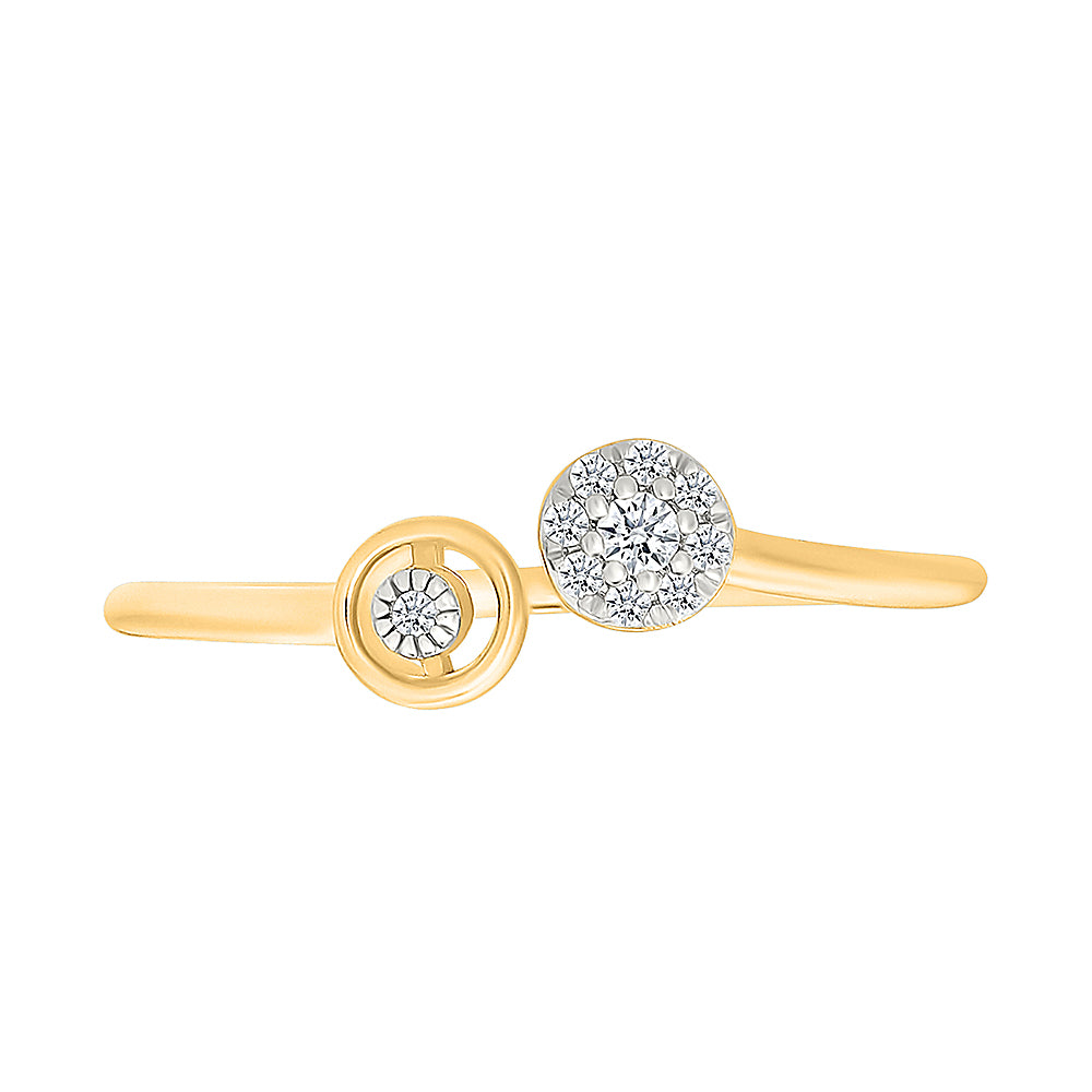 Dual Muse Gold & Diamond Ring