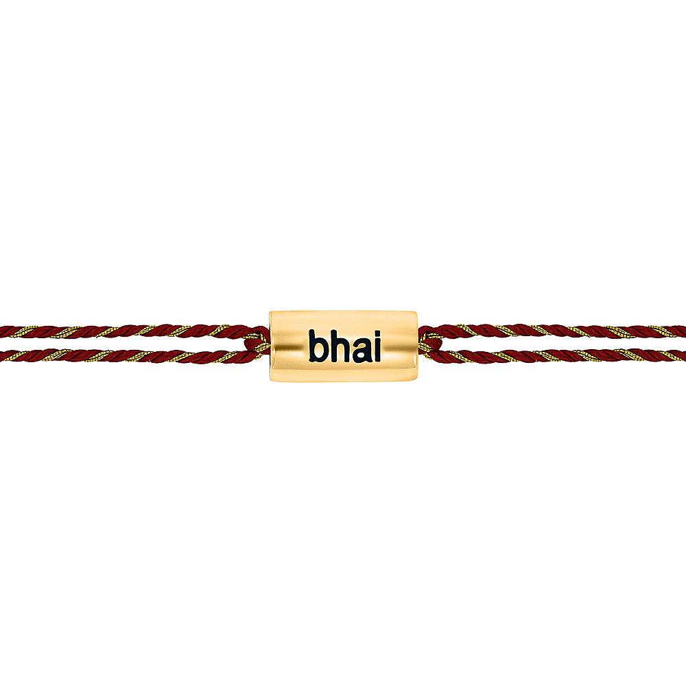 Golden Caring Bhai Rakhi