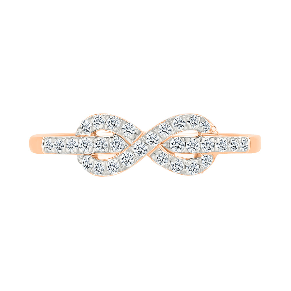 Infinity Everyday Diamond Gold Ring