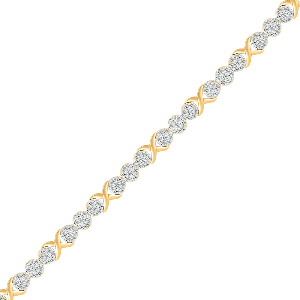 Glamourous Diamond Bracelet