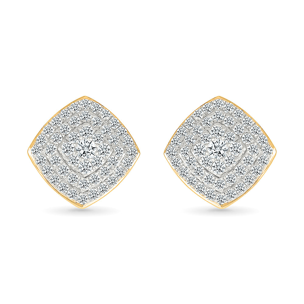 Classic Diamond Stud Earrings