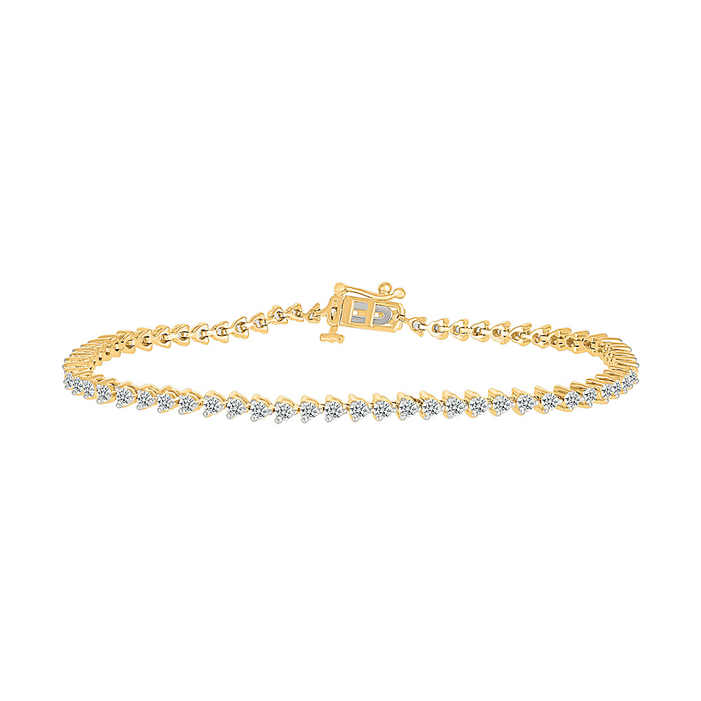 Nirvana Gold & Diamond Bracelet