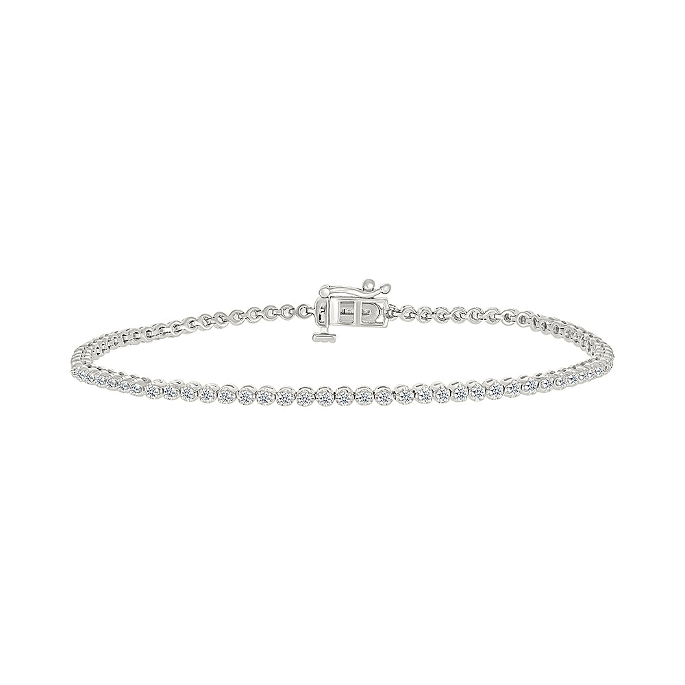 Shimmer Diamond Tennis Bracelet