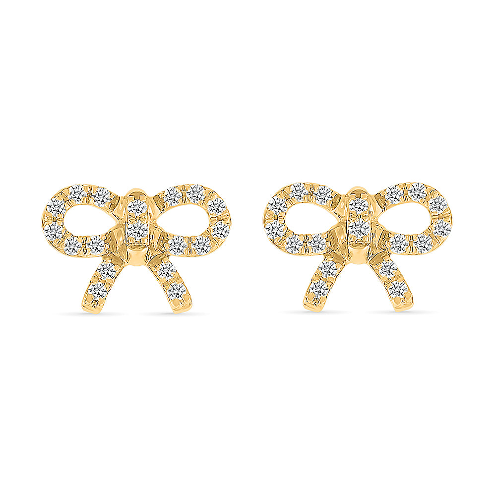 Jessy Bow Kids Diamond Earrings