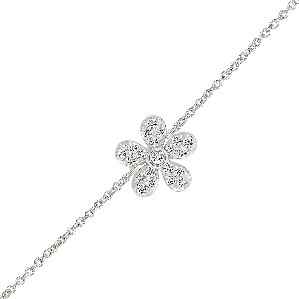 Filigree Flora Diamond Bracelet