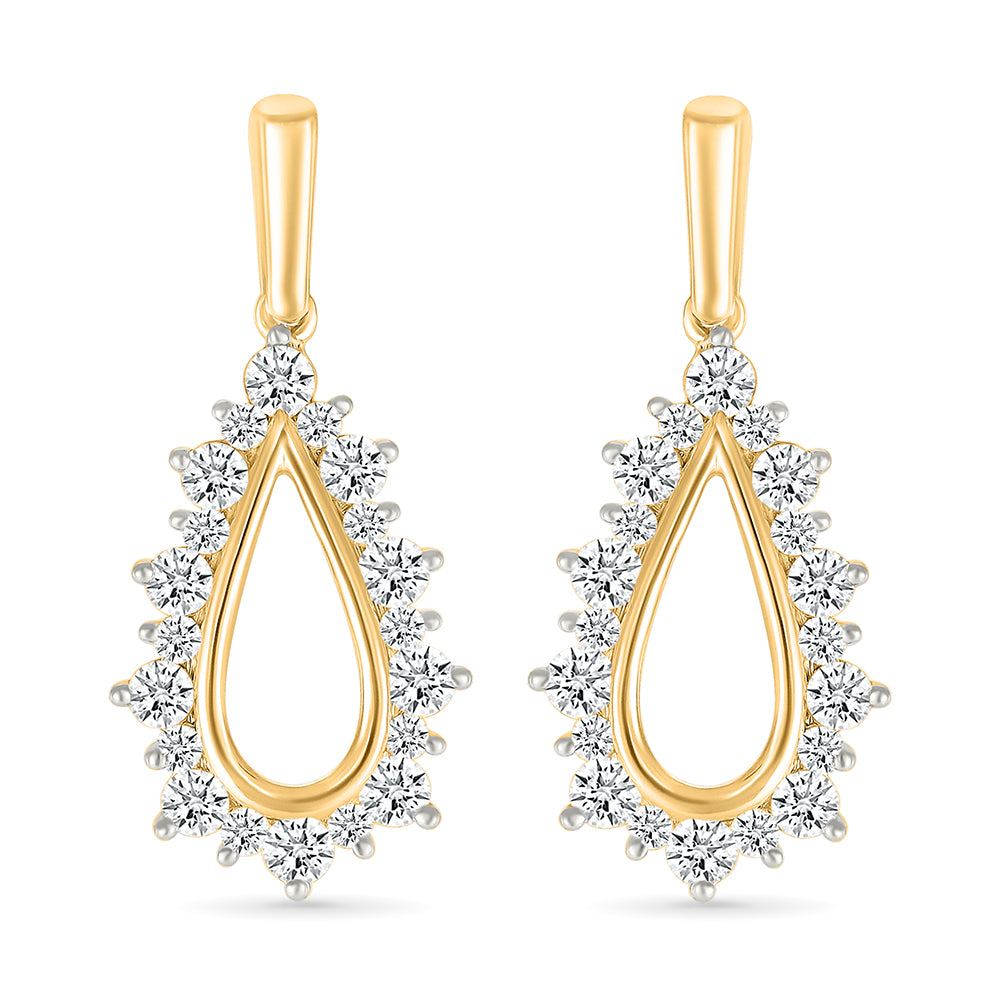 Elin Diamond Drop Earrings