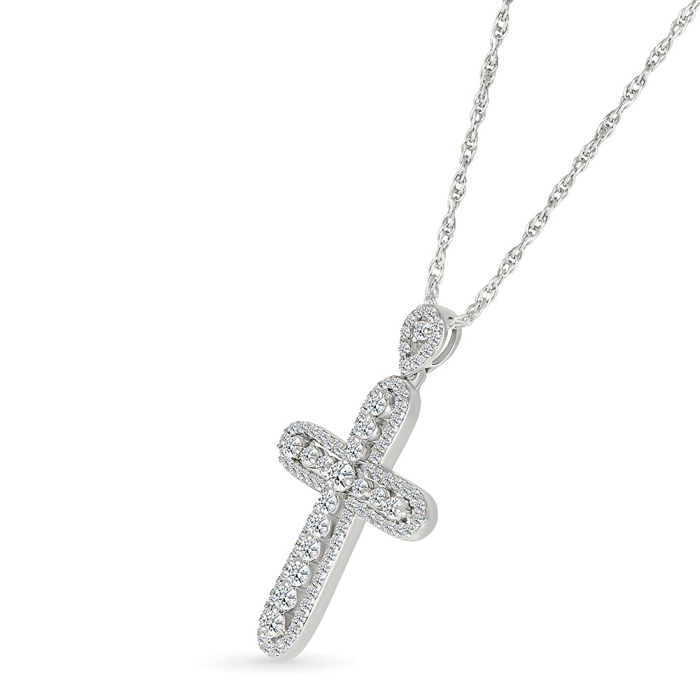 Faith Cross Diamond Pendant