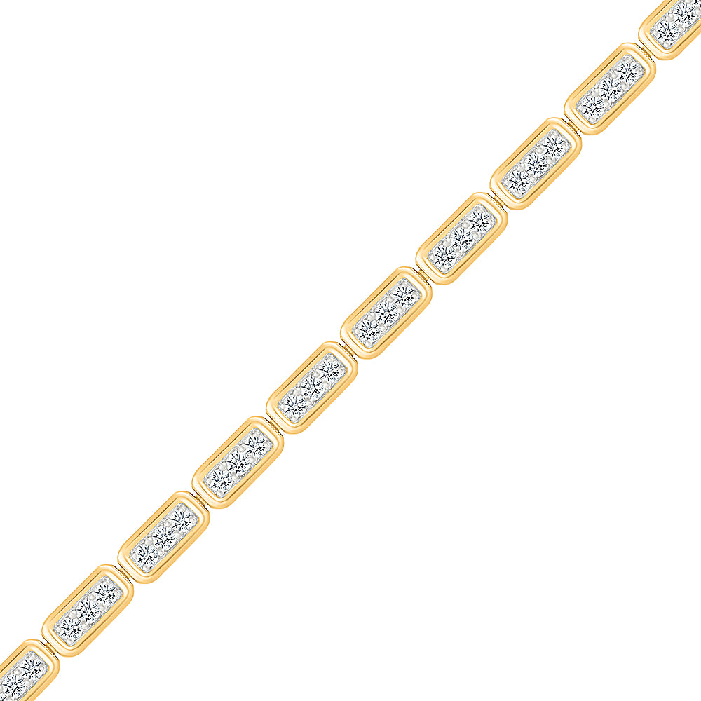 Classic Diamond Bar Bracelet