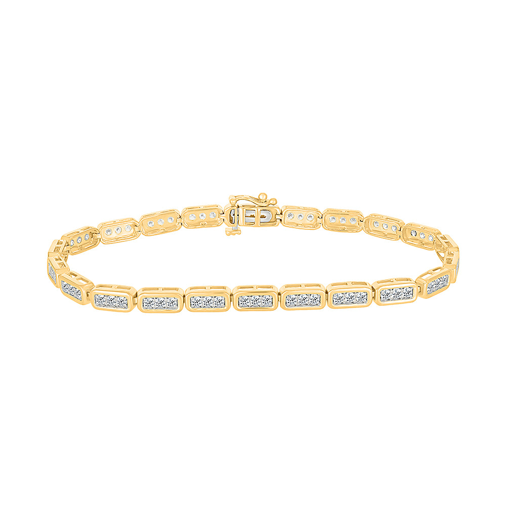 Classic Diamond Bar Bracelet