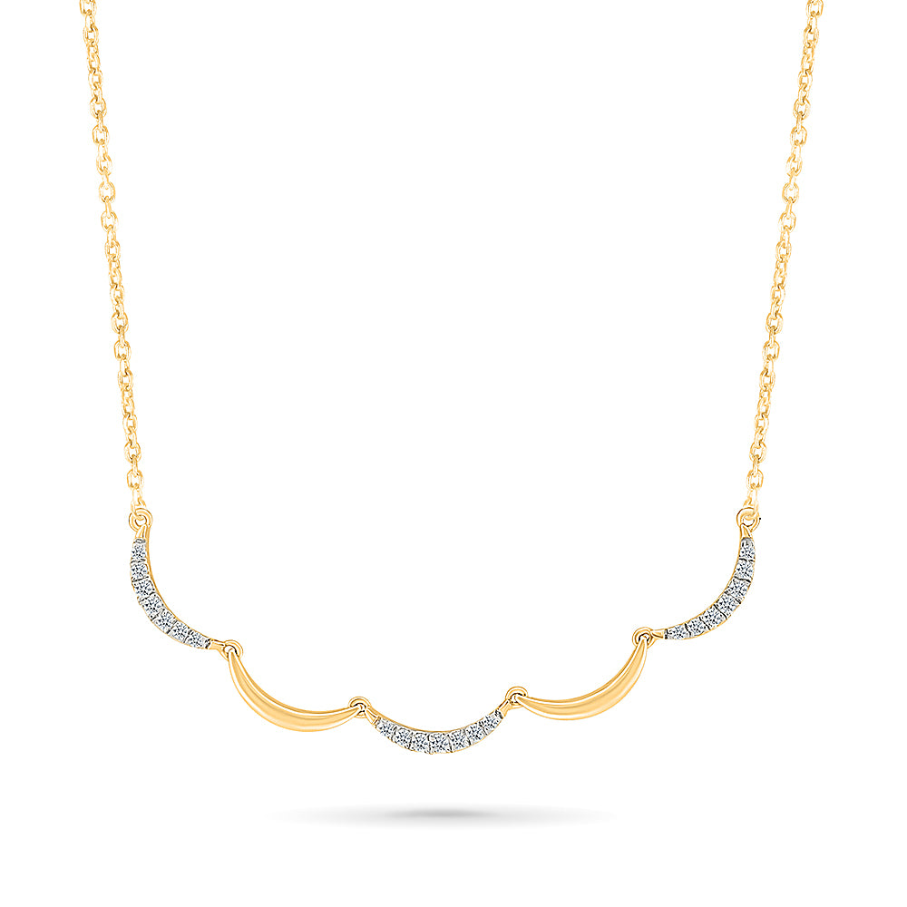 Swell Diamond Necklace