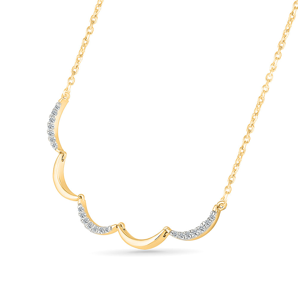 Swell Diamond Necklace