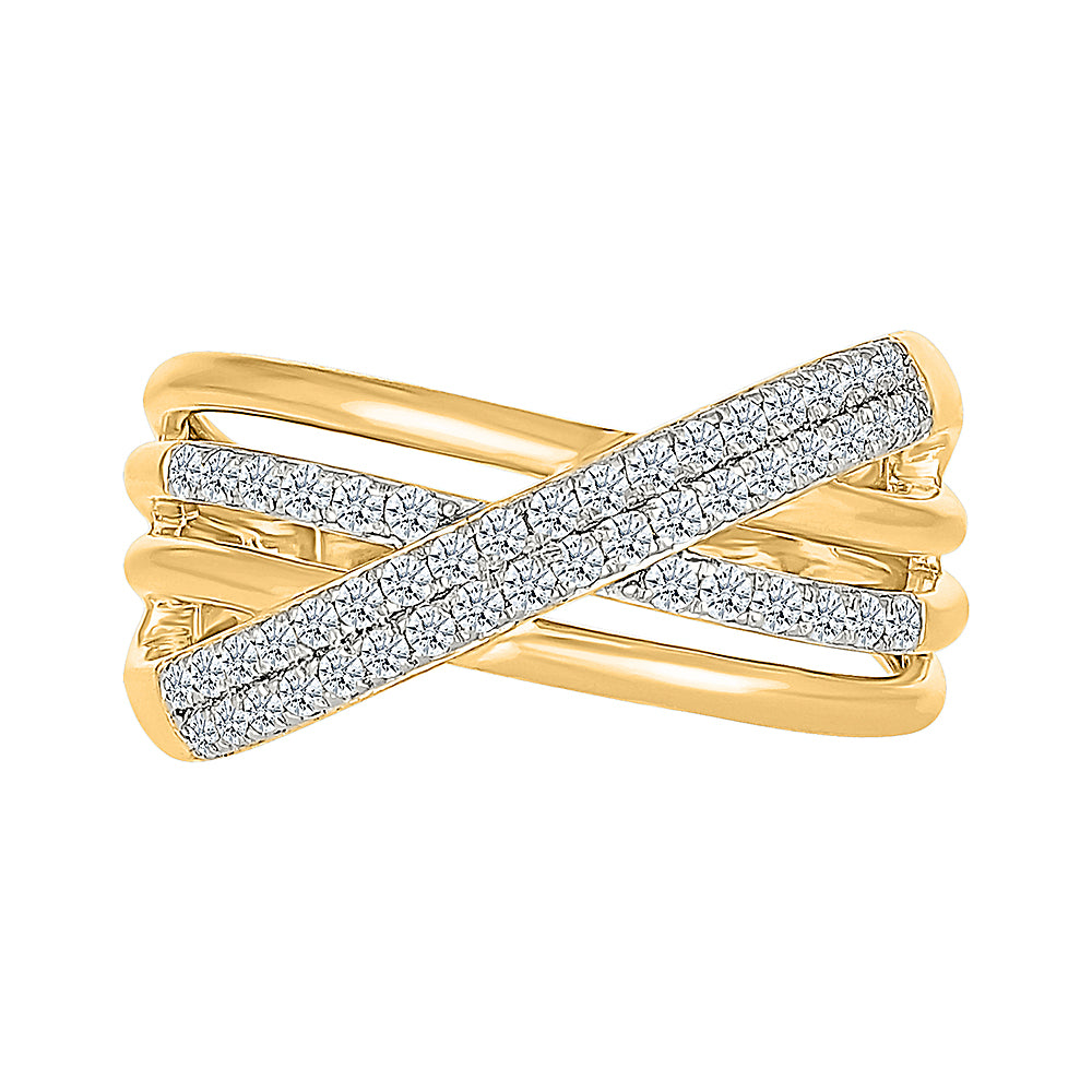 Trigon Diamond Band Ring