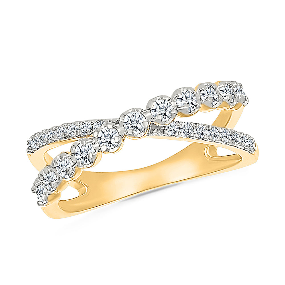 Geneva gold & diamond ring