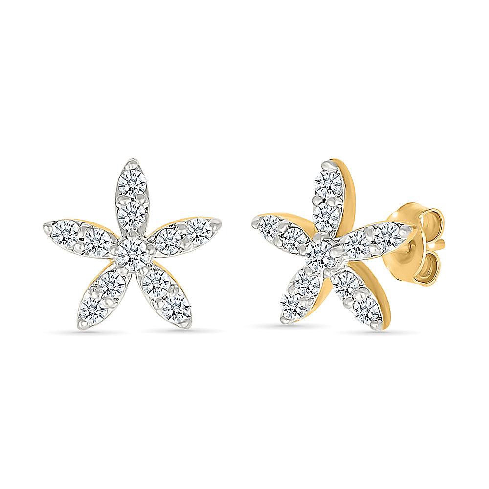 Goldburst Gold &  Diamond Earrings