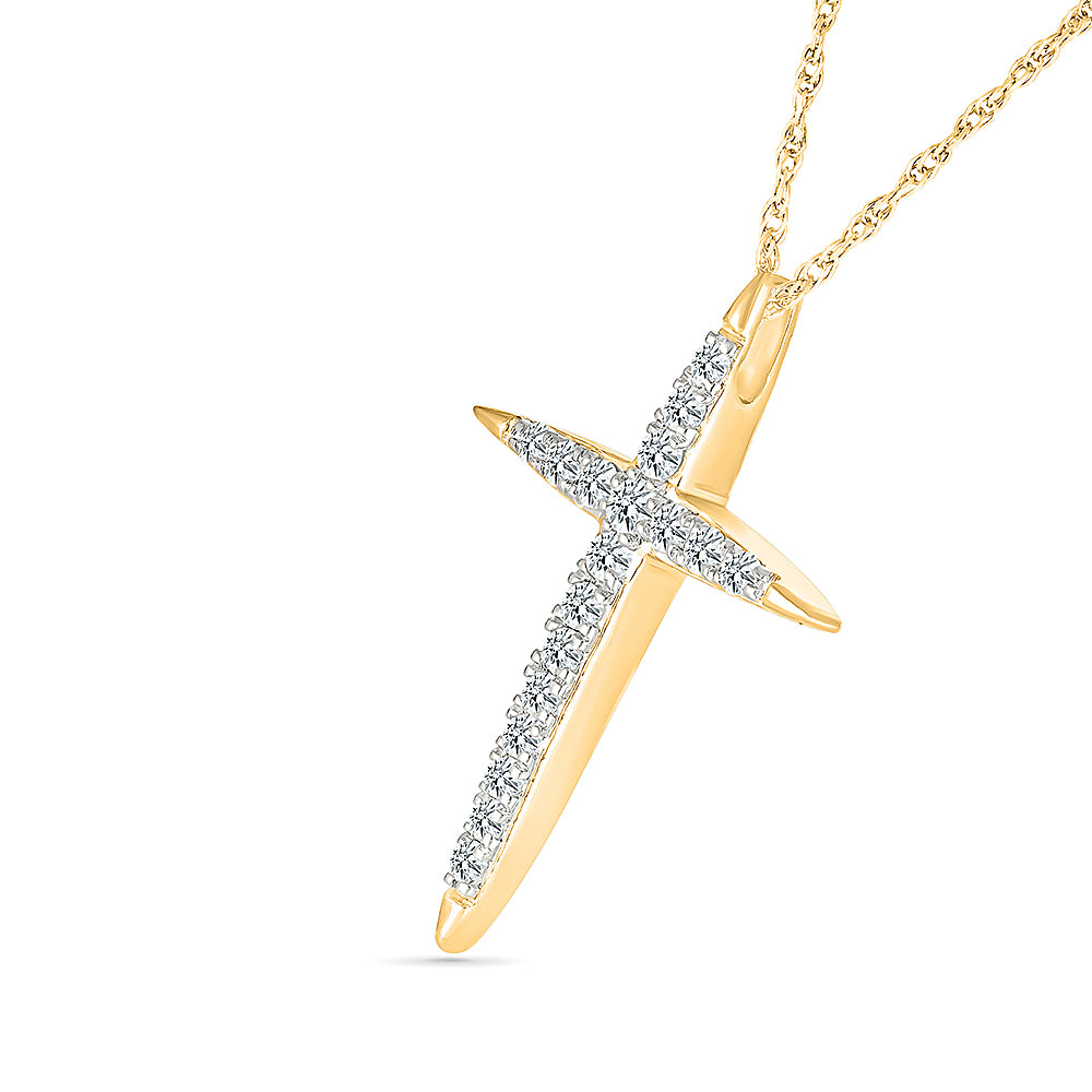 Sparkling Cross Pendant