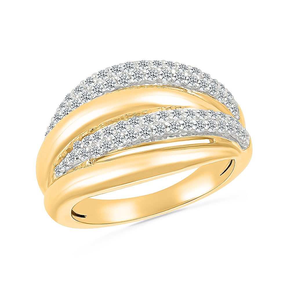 Forever Diamond Flowing Ring