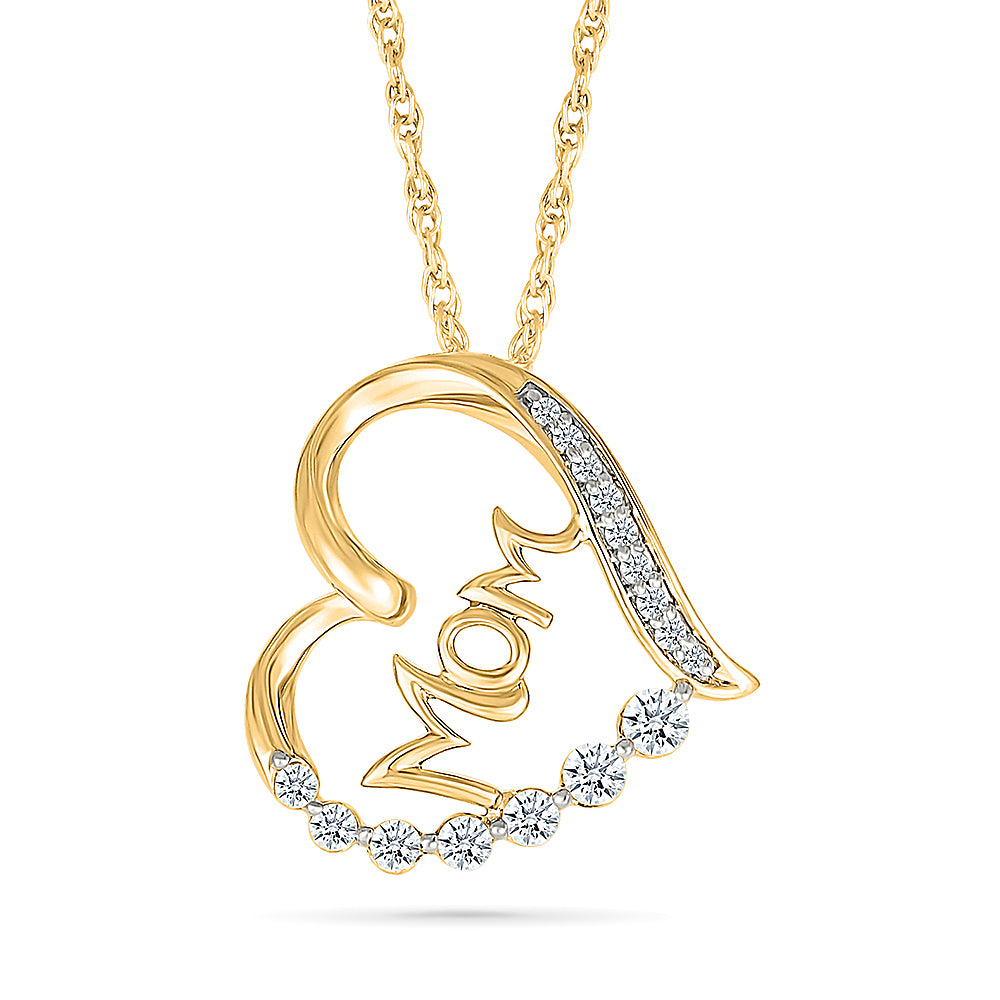 Delectation Heart Gold & Diamond Pendant