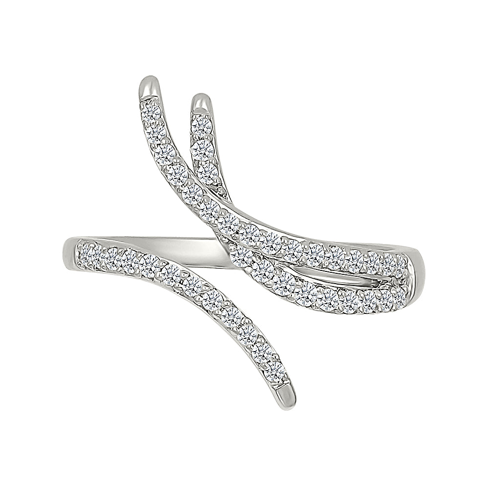 Twisted Halo Diamond  Ring 