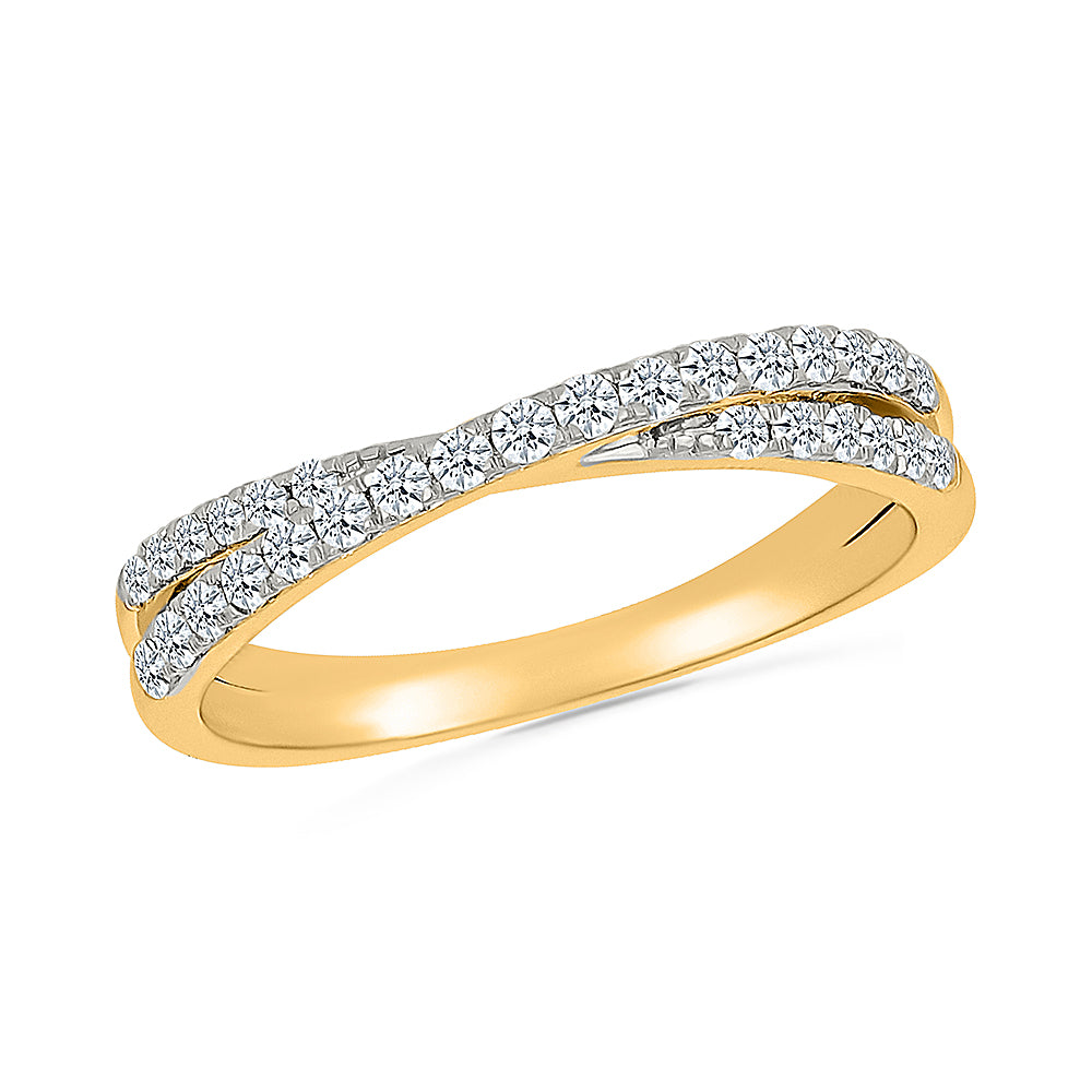 Diamond Contour Ring