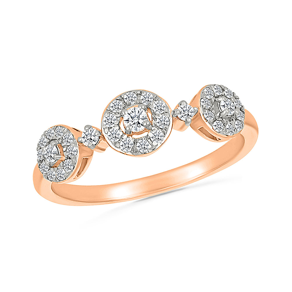 Graceful Gold & Diamond Ring