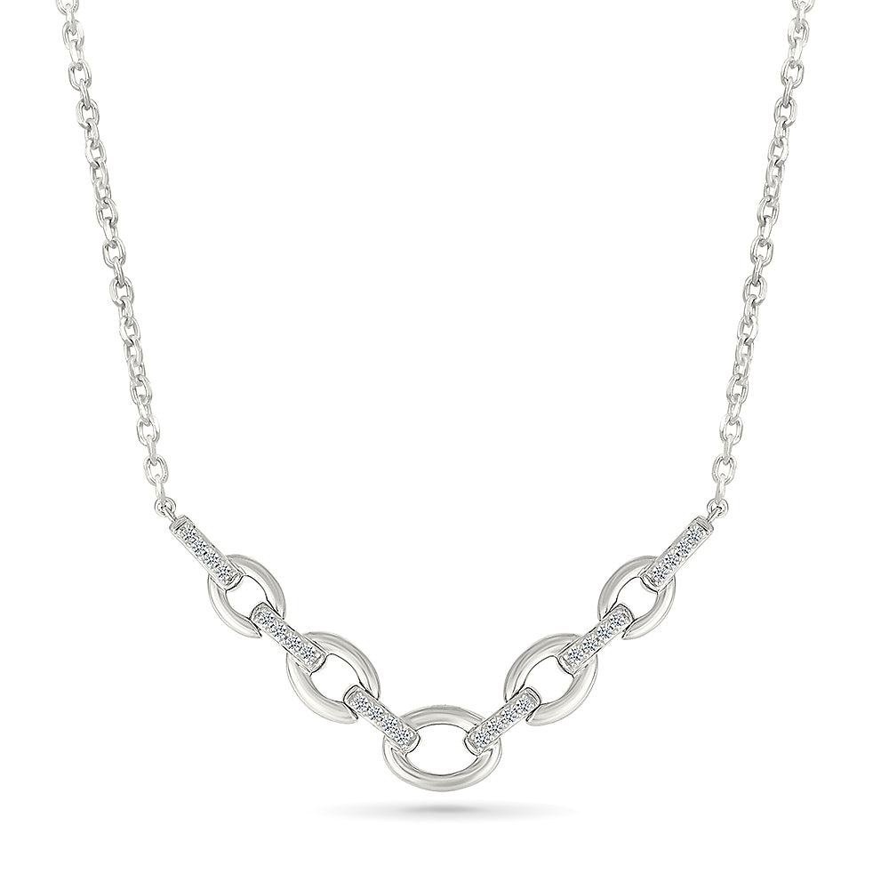 Shimmering Links Dainty Necklace