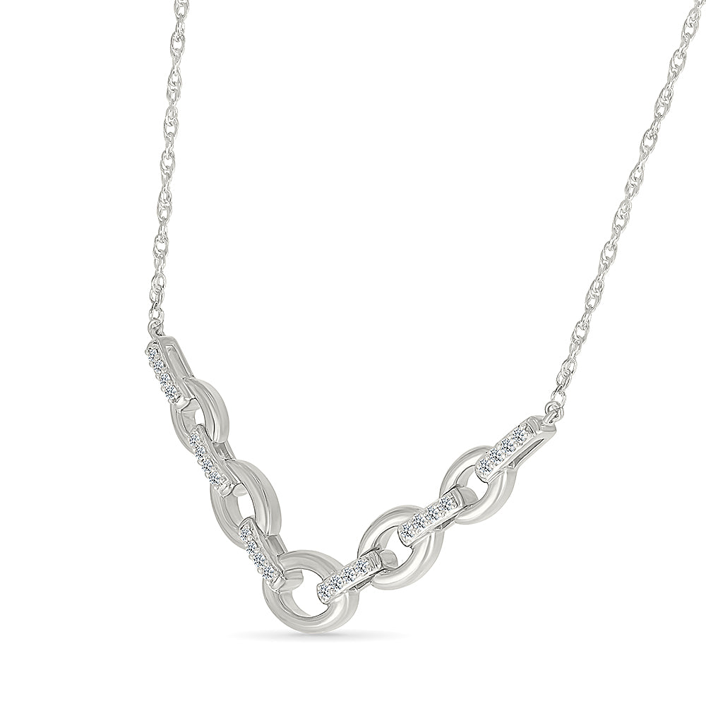 Shimmering Links Dainty Necklace