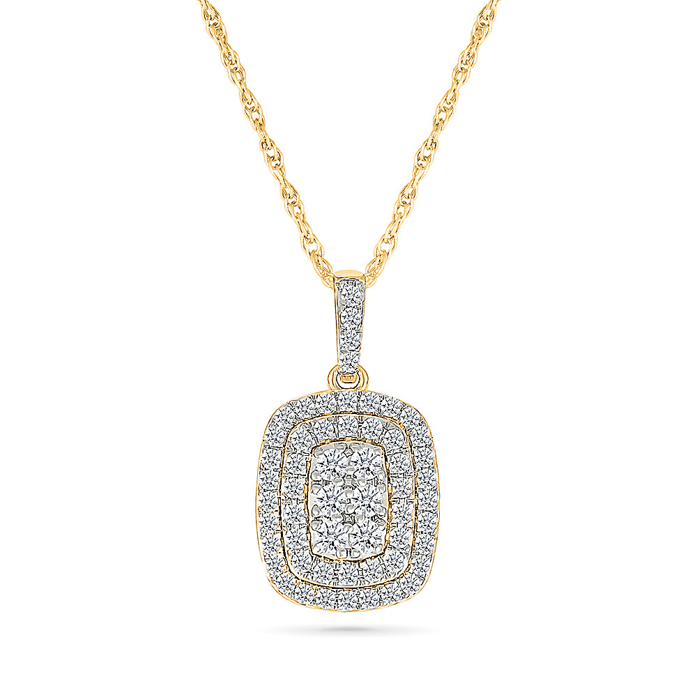 The Rath Gold & Diamond Pendant