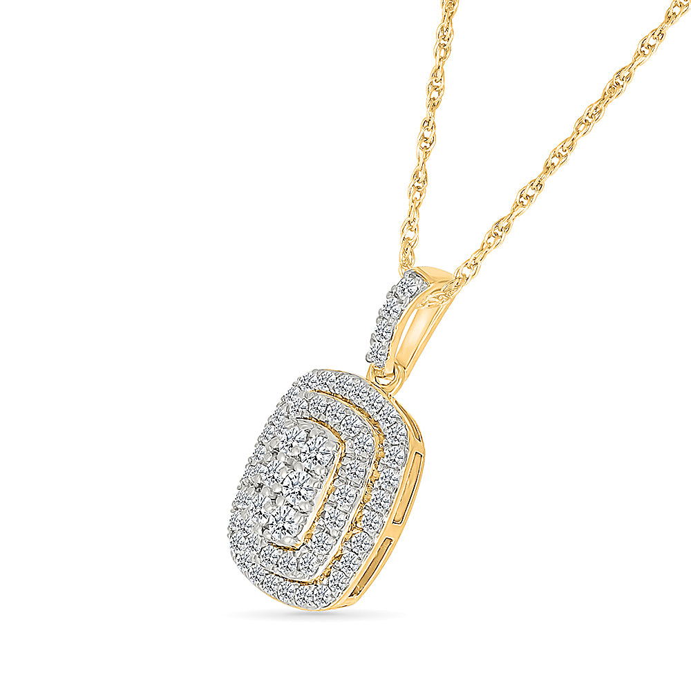 The Rath Gold & Diamond Pendant