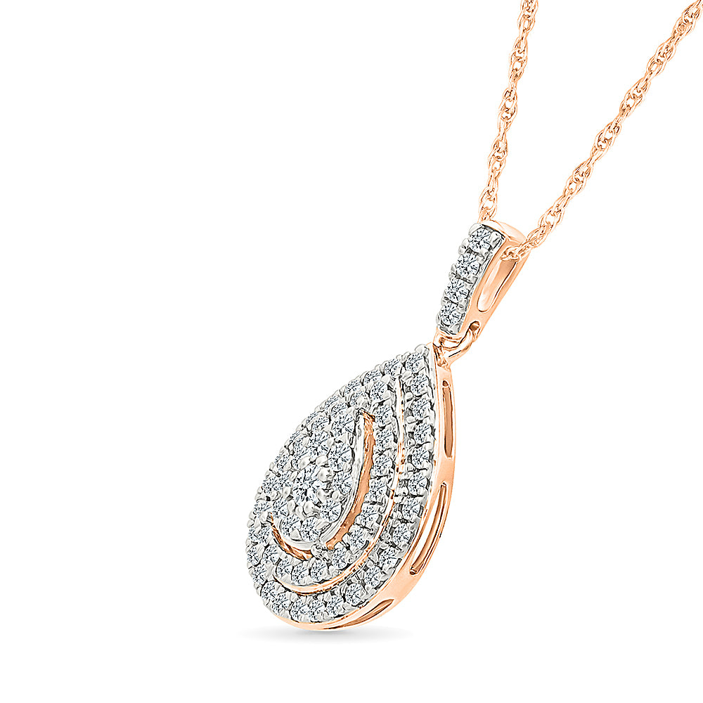 Affluence Gold & Diamond Pendant