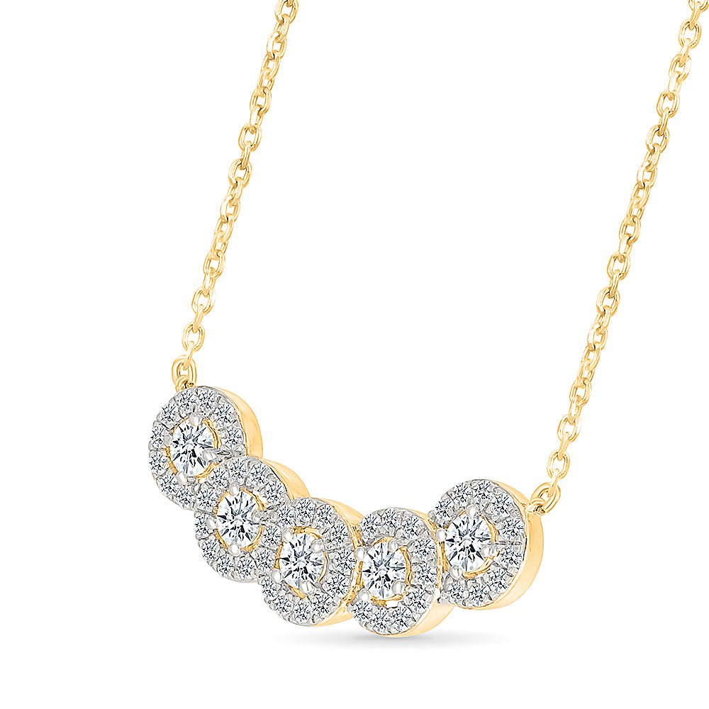 Glittering Circlet  Necklace