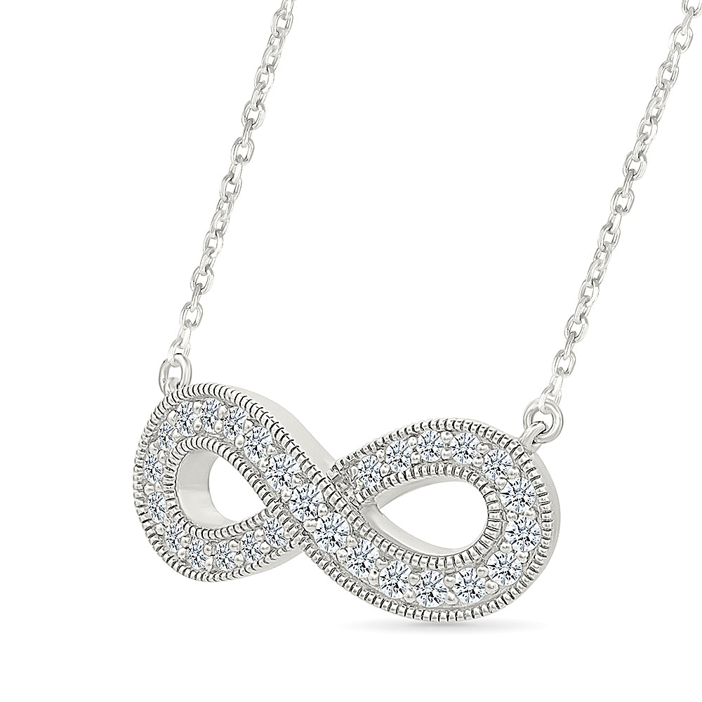 Forever Infinity Gold & Diamond Necklace