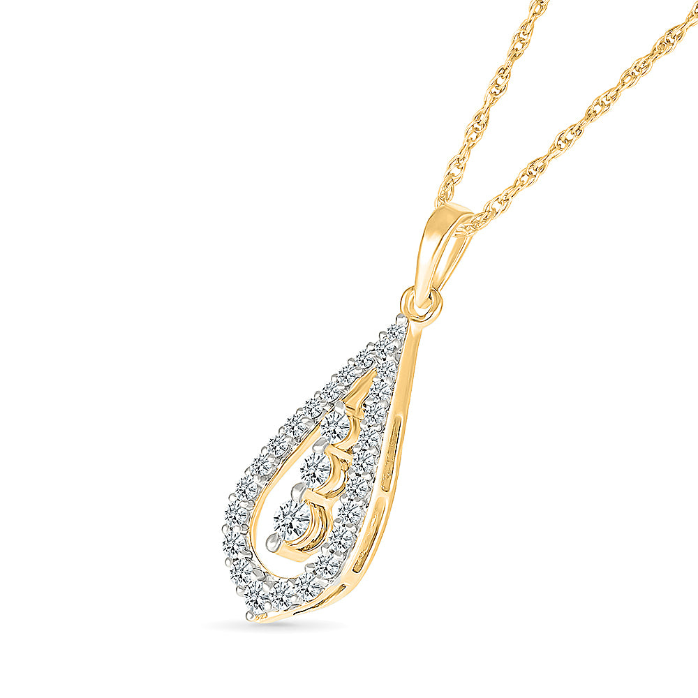 Drop of Sparkle Twinkling Pendant