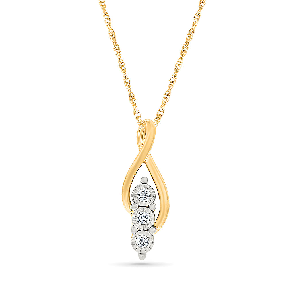 Actum Gold & Diamond Pendant