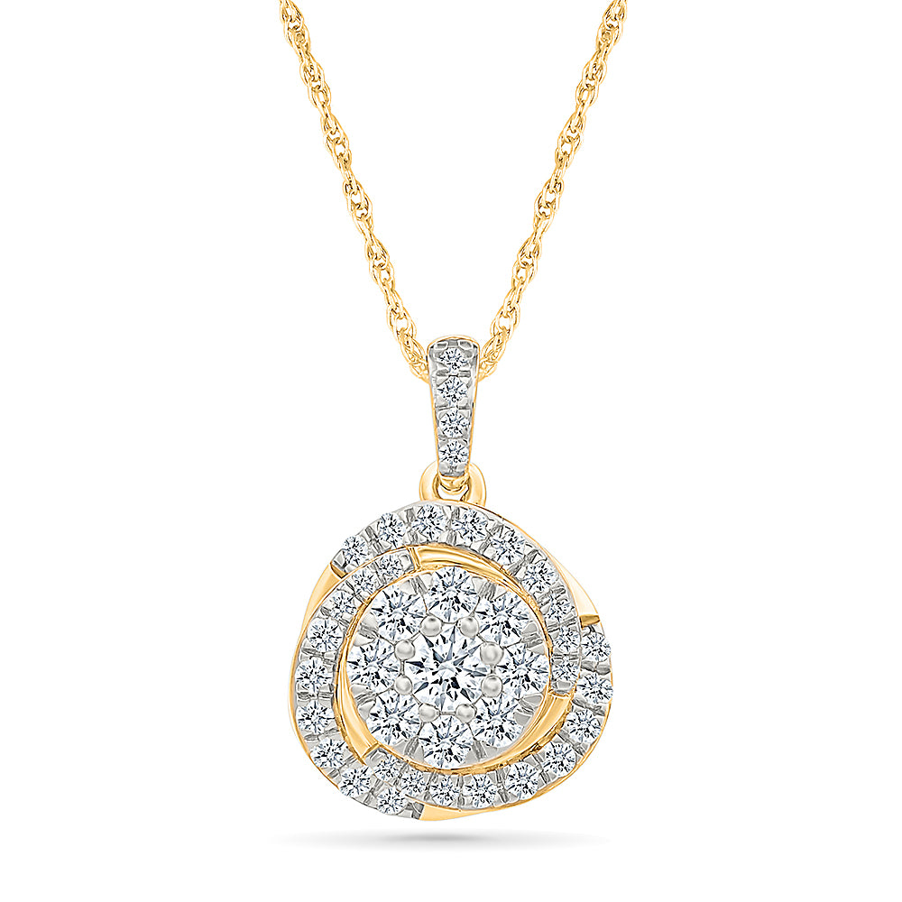 The Citran Gold & Diamond Pendant