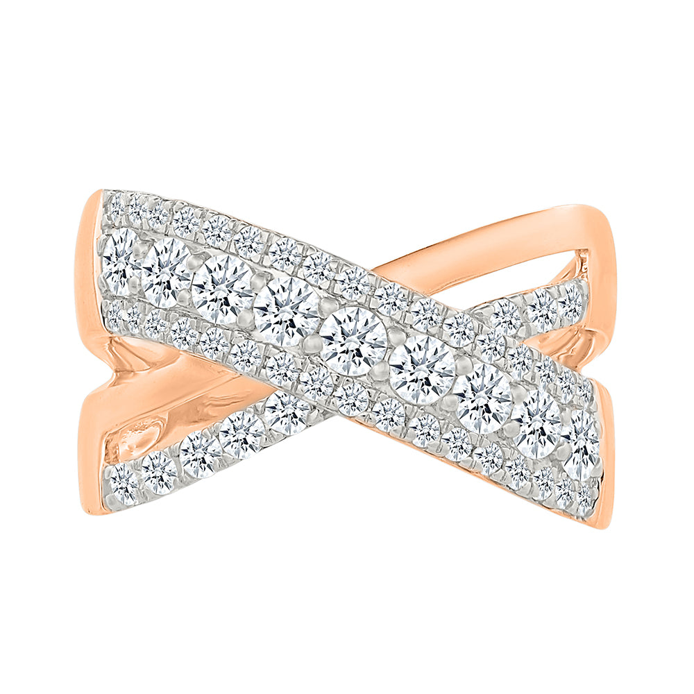 Twill Weaves Gold & Diamond Ring