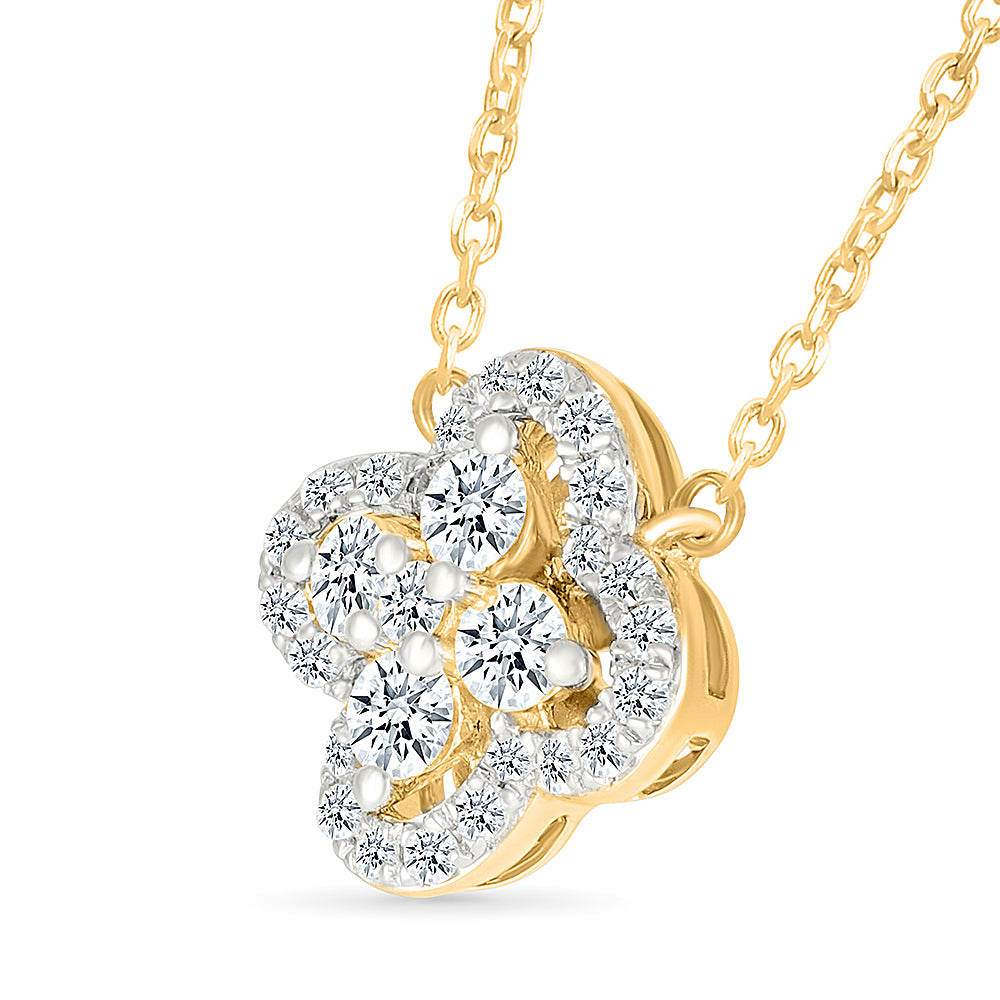 Burgeon Gold & Diamond Necklace