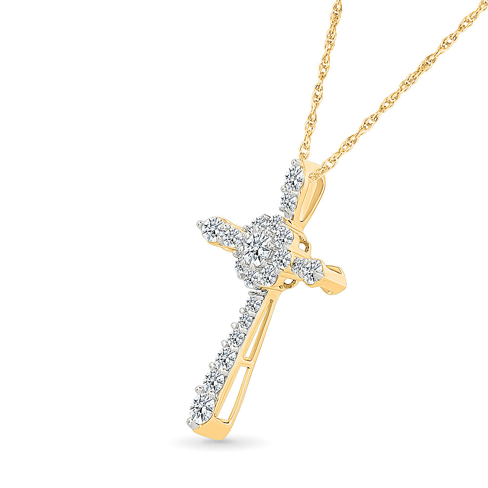 Opulent Cross Elegance Pendant