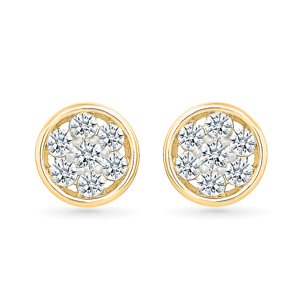 Sana Gold & Diamond Earrings