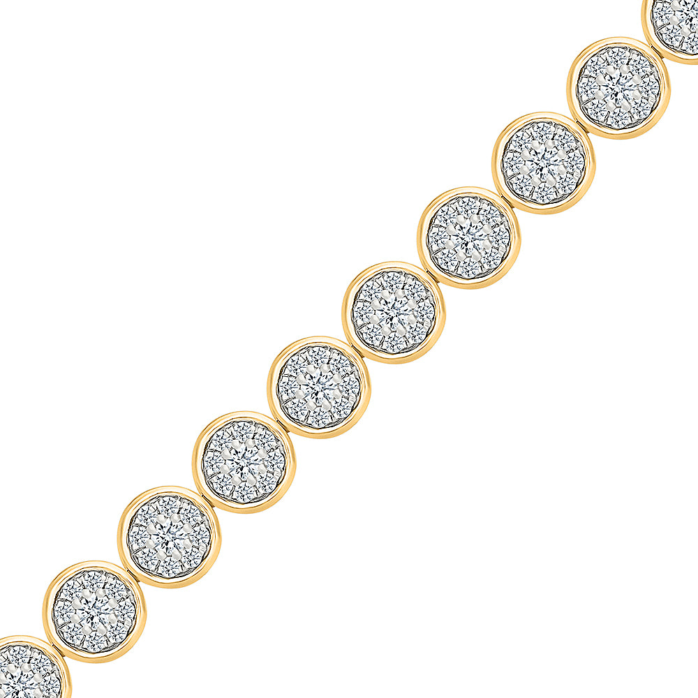 Scarlett Gold & Diamond Bracelet