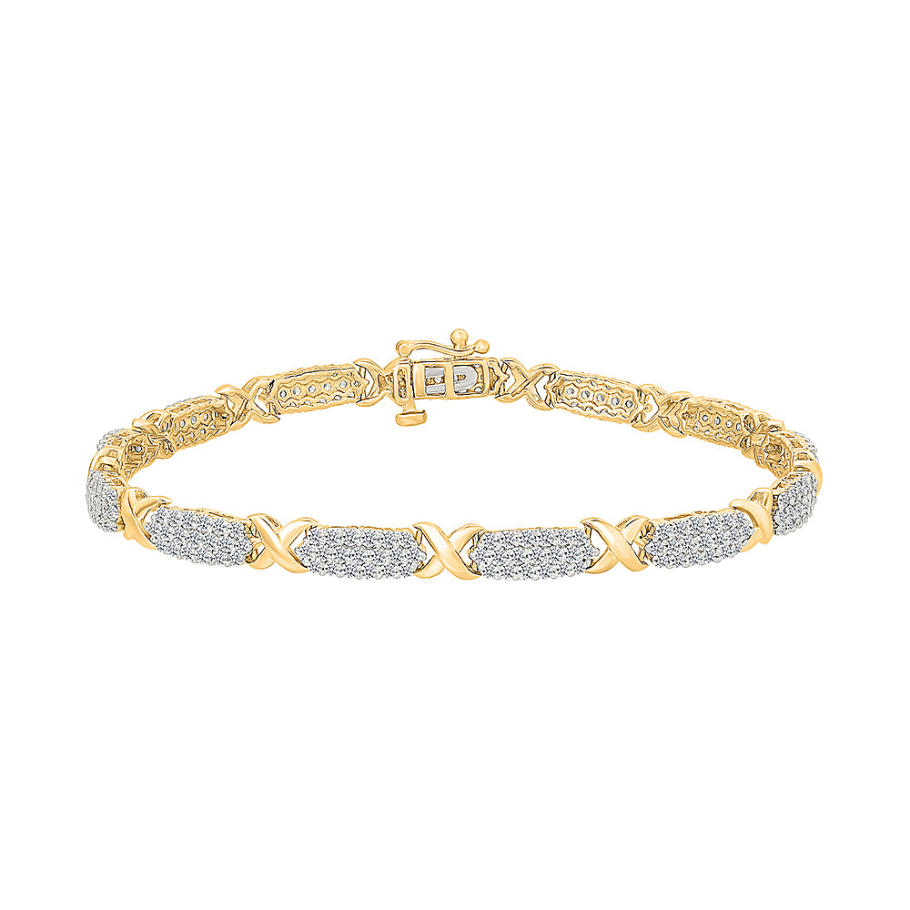 Flexure Gold & Diamond Bracelet