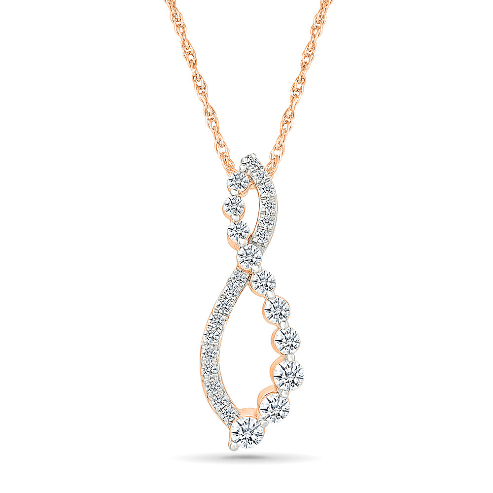 Amoura Infinity Diamond Pendant