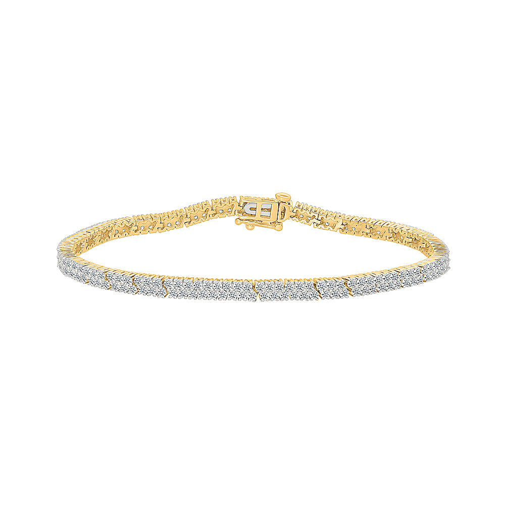 Aura Gilded Gold & Diamond Bracelet