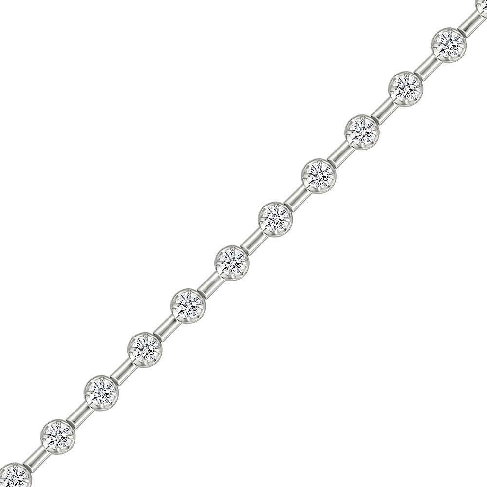 Charlotte -"petite" Gold & Diamond Bracelet