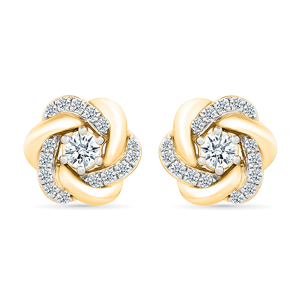 Fons  Gold & Diamond Earrings