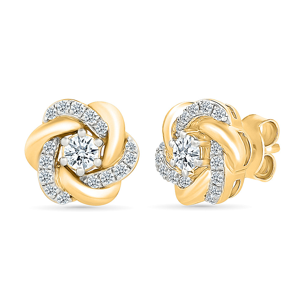 Fons  Gold & Diamond Earrings